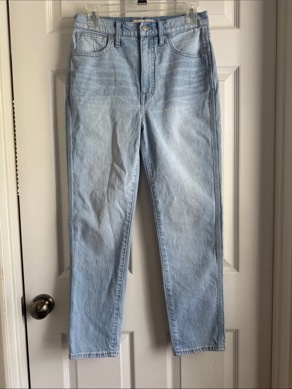 Madewell Light Wash Stovepipe Women’s Jeans - Classic Straight Fit